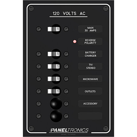 Paneltronics AC 6 Position Breaker Panel &amp; Main Standard 29801