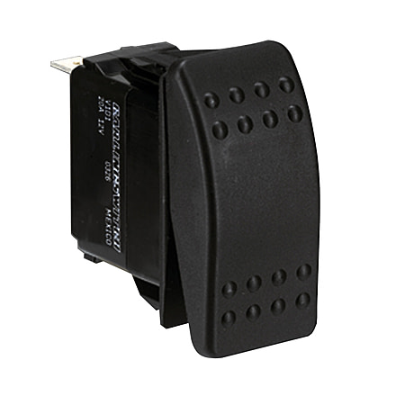 Paneltronics SPST Black On/On Rocker Switch 29785