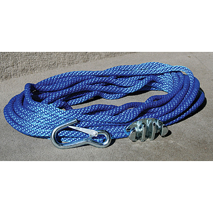 Panther 50ft Anchor Rope, Rope Cleat and Snap Hook, 75-7000