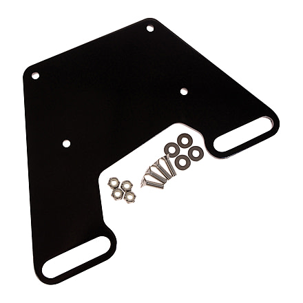 Panther King Pin Anchor System Universal Engine Mount Plate Powder Coat, Black, KPMMP