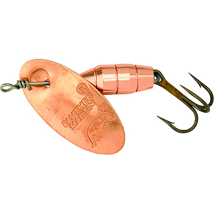Panther Martin Deluxe Copper In-Line Spinner, #2, 1/16 oz Copper Big Belly, 2PMCBBB-CPR