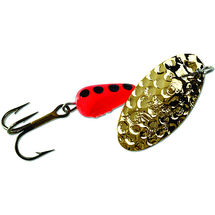 Panther Martin Hammered Regular In-Line Spinner, #2, 1/16oz, Gold, 2PMHM-HG