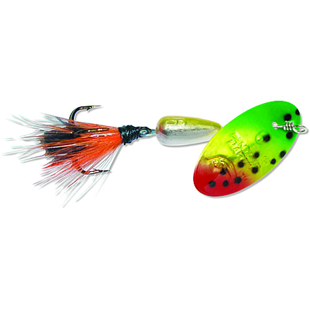 Panther Martin Holographic Fly In-Line Spinner, #2 1/16oz, Firetiger &amp; Orange Black, 2PMHF-FTOB