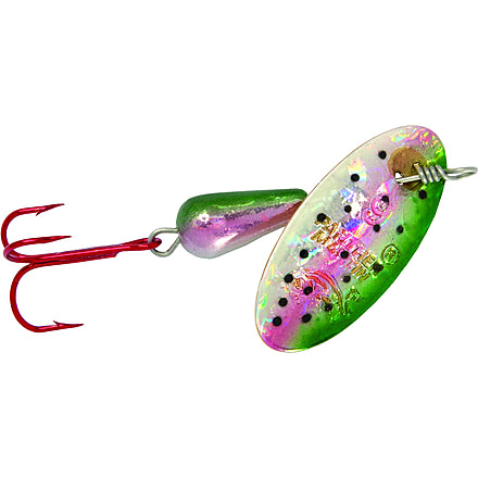 Panther Martin Holographic Red Hook In-Line Spinner, #1, 1/32oz, Rainbow Trout, 1PMHRH-RTH
