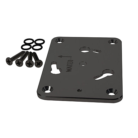 Panther Quick Release Bow Mount Brackets - 6" Rise, Black, KPB60B
