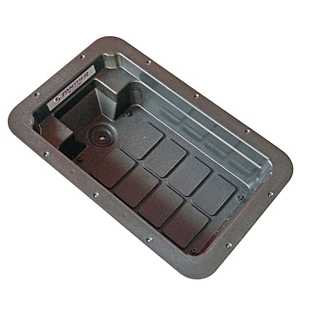 Panther Recessed Trolling Motor Foot Control Tray Insert, 55-9825