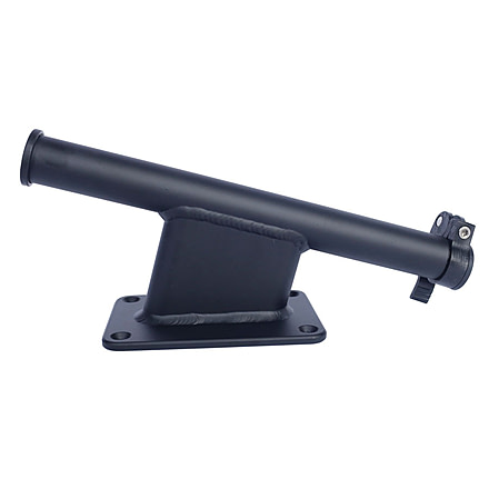 Panther Transom Mount Brackets - 5" Setback, Black, KPS50B