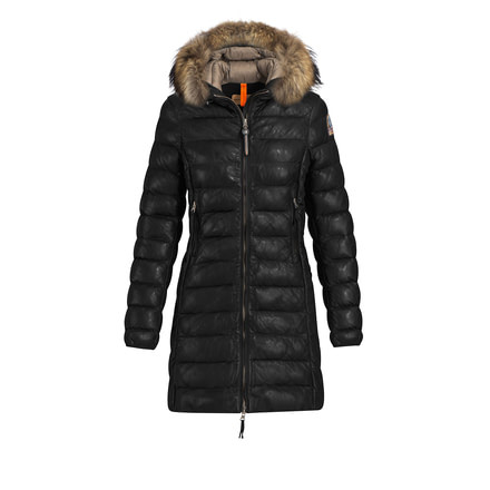 Parajumpers Demi Leather Jacket - Women's, Black, Small 19WMPWJCKLE32-541-S