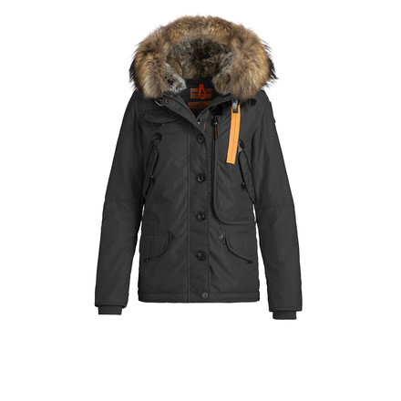 Parajumpers Doris Lapin Fur Parka - Womens, Anthracite, Small 17WMPWJCKMA45-17WP04-555-S