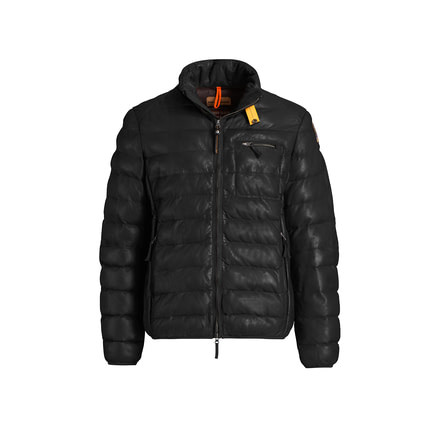 Parajumpers Ernie Leather Insulated Urban Jacket - Mens, Black, Large, 18WMPMJCKLE02-541-L