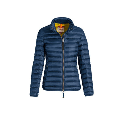 Parajumpers Leonore Lightweight Down Jacket - Womens, Navy Peony, Medium, LEONORE-NAVY PEONY-M