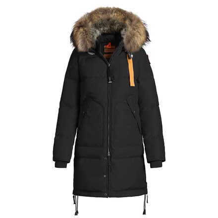 Parajumpers Long Bear Lapin Fur Parka - Womens, Black, Extra Small 17WMPWJCKMA43-17WP04-541-XS