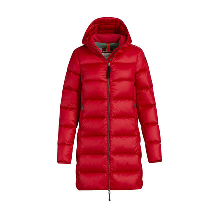 Parajumpers Marion Puffer Jacket - Women's, Tomato, Extra Small 19WMPWJCKSX34-722-XS