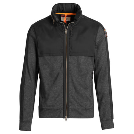 Parajumpers Yae Fleece Urban Jacket - Mens, Anthracite Melange, Small, YAE-ANTHRACITE MELANGE-S