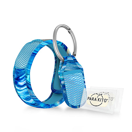 Parakito Bundle 1 Wristband +1 Clip w/ 2 Refills, Neptune, One Size, FGWBCL2NE