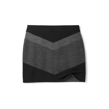 Smartwool Parmalee Reversible Skirt-Women's, Medium Gray Heather, Extra Small, SW000311084-XS