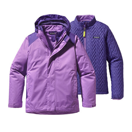 Patagonia 3-in-1 Jacket - Girls-Light Acai-Large