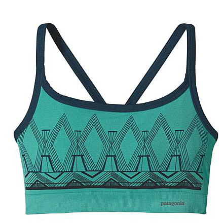 Patagonia Active Mesh Bra - Women's-Attagirl/Nile Blue-Large