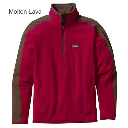 Patagonia Araveto 1/4 Zip - Molten-Lava-Large