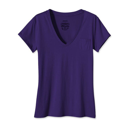 Patagonia Astrid Pocket Tee - Women's-Blue Butterfly-Medium