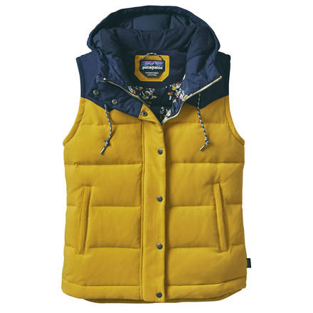 Patagonia Bivy Hooded Vest - Women's-Sulphur Yellow-Medium