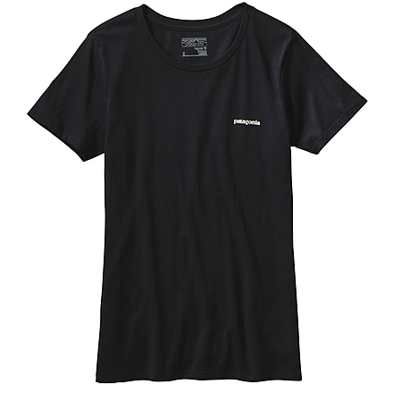 Patagonia Board Short Label Cotton Crew T-Shirt - Women's-Black-Large