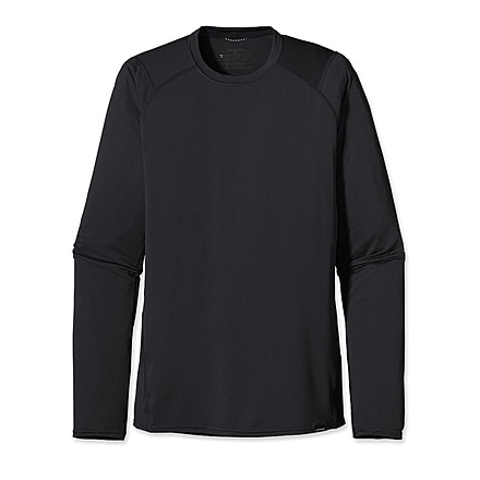 Patagonia Capilene 1 Silkweight Crew - Men's-Black-XX-large