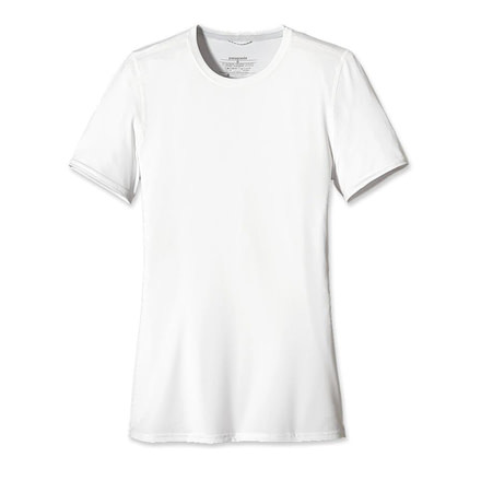 Capilene 1 T-Shirt Womens - White-Large