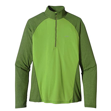 Patagonia Capilene 2 Long Sleeve Zip-Neck - Men's-Deep Mango/X-Dye-Small