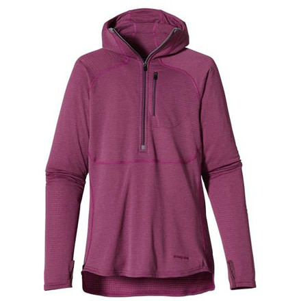 Patagonia Capilene 4 EW 1/4 ZIp Hoody - Women's-Rubellite Pink/Light Balsamic-Large