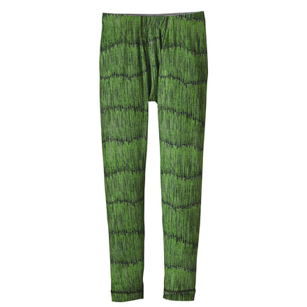 Patagonia Capilene Bottoms - Boy's-X-Large-Barky Bark/Hydro Green