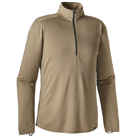 Patagonia Capilene Midweight Zip-Neck - Men's-Ash Tan/El Cap Khaki-Small