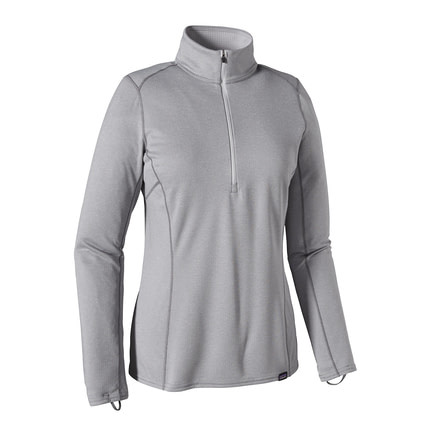 Patagonia Capilene Midweight Zip-Neck - Womens-Feather Grey/Tailored Grey-Small