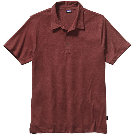 Daily Tri-Blend Polo - Mens -Drumfire Red-Small