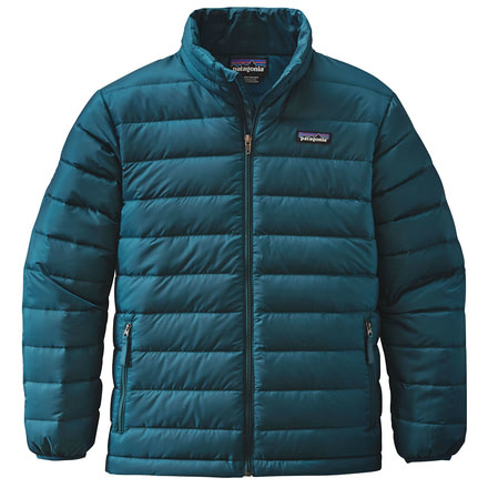 Patagonia Down Sweater Jacket - Boy's-X-Small-Deep Sea Blue