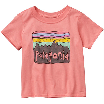 Fitz Roy Skies T-Shirt - Baby -5T-Pickled Pink