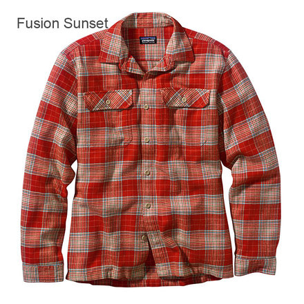 Patagonia Fjord Flannel Shirt - Raven-Medium