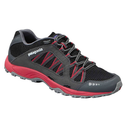 Patagonia Fore Runner Evo Trail Running Shoe - Men's-Black/Red Delicious-11.5 US