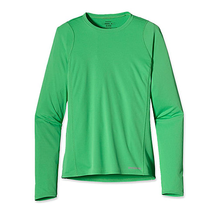 Patagonia Fore Runner Long Sleeve Shirt - Women's-Aloe Green-Medium