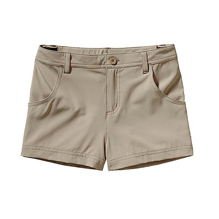 Patagonia Happy Hike Shorts - Girl's-Small-El Cap Khaki
