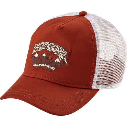 Patagonia Hazy Peak Layback Trucker Hat - Women's-Roots Red-One Size
