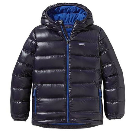 Patagonia Hi-loft Down Sweater Hoody - Boy's-Crater Blue-Small