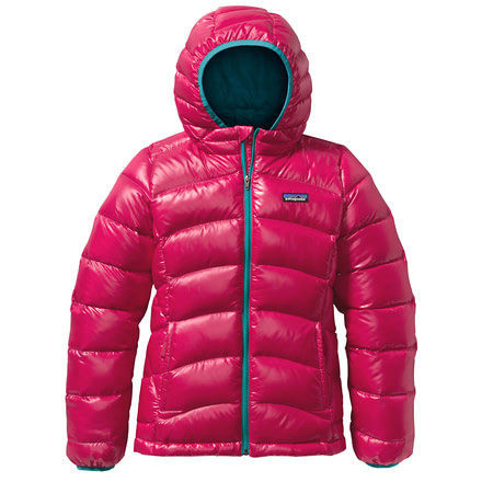 Patagonia Hi-Loft Down Sweater Hoody - Girl's-Magic Pink-X-Large
