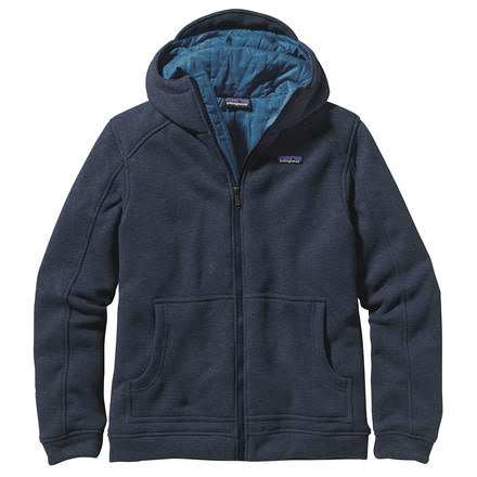 Patagonia Insulated Better Sweater Hoody - Men's-Classic Navy/Glass Blue-Medium
