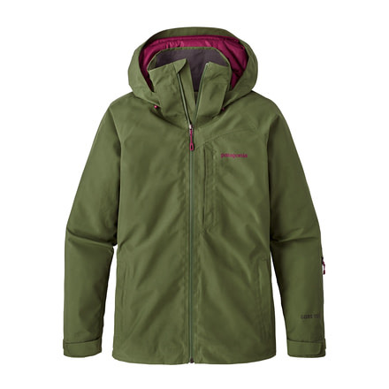 Patagonia Insulated Powder Bowl Jacket - Womens-Buffalo Green-X-Large