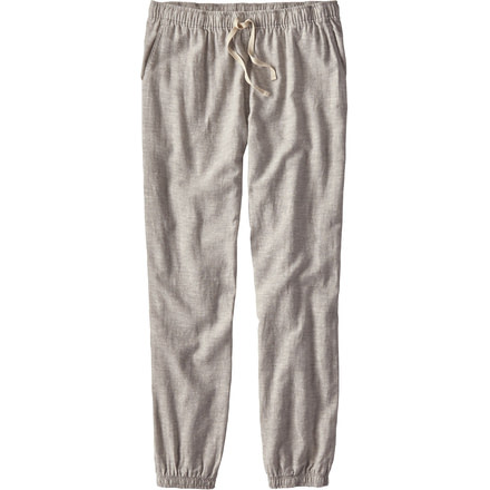Patagonia Island Hemp Beach Pants - Women's -Chambray/Feather Grey-Large