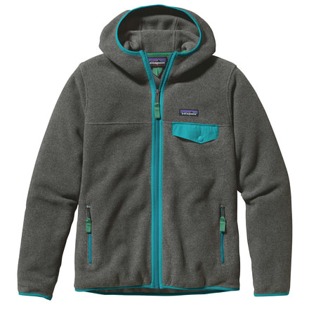 Patagonia Lightweight Snap-T Hooded Jacket - Women's-Nickel/Epic Blue-Small