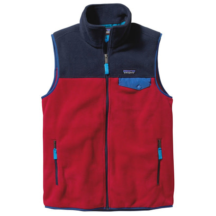 Patagonia Lightweight Synchilla Snap-T Vest - Men's-Raspen Red-X-Small