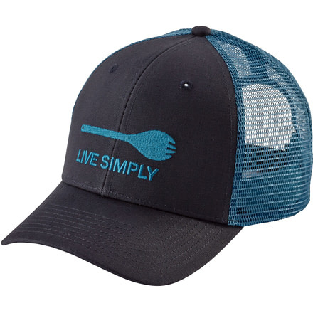 Patagonia Live Simply Spork Trucker Hat-Smolder Blue