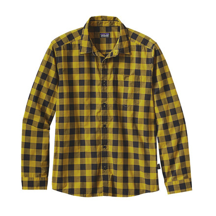 Patagonia Long Sleeve Fezzman Shirt - Men's-P Bunyan/Sulfur Yellow-Small